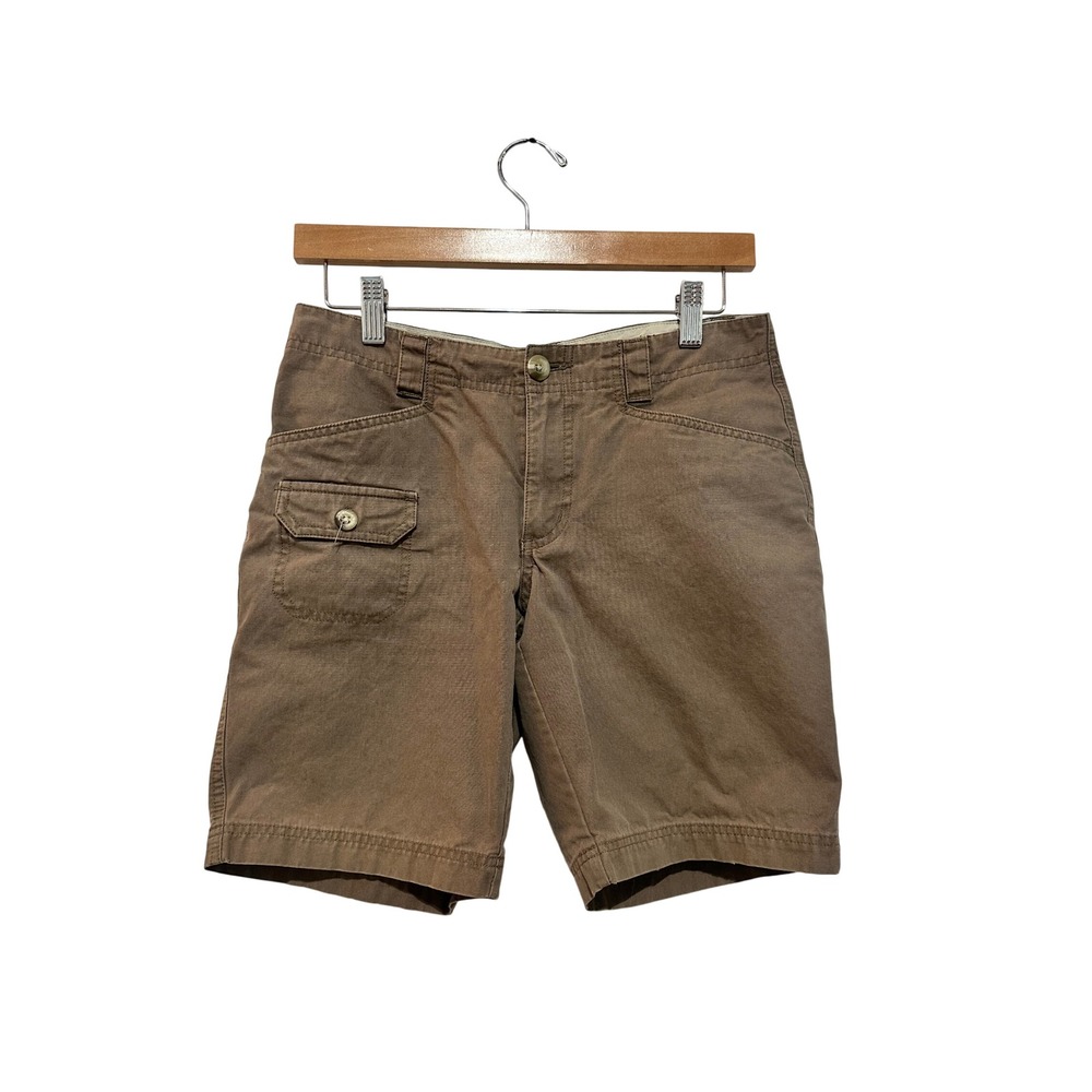 Columbia Brown Outdoor Hiking Utility Shorts Size 2 Gorpcore Cotton